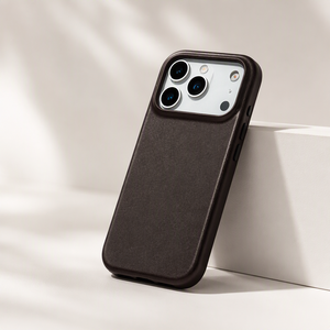 Funda de <span class=keywords><strong>Teléfono</strong></span> de Cuero Genuino de Lujo para iPhone 18 Pro Max Mini, Cartera con Tarjetero Magnético y Logotipo Personalizado OEM/ODM - Product Image 5