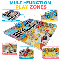 Équipement de terrain de jeu intérieur commercial pour enfants, centre d'activités et centre de divertissement familial