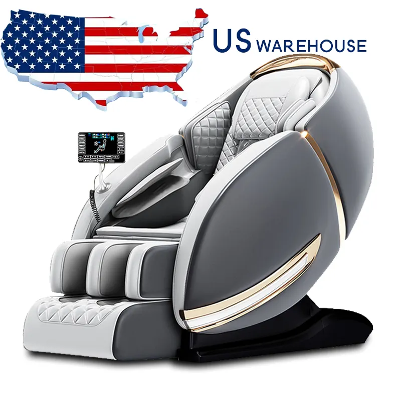 US warehouse 3D SL Track Luxury Massage Sofa Price Electric Rocking for Body Zero Gravity Shiatsu Massage Chair