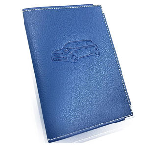 Seguro de tarjeta de conductor SUV de cuero de alta calidad y bolsa de licencia de coche accesorio de coche Tarjeta de Identificación titular de documento de papel de coche Francia - Product Image 5