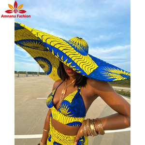 Vente chaude coton <span class=keywords><strong>africain</strong></span> <span class=keywords><strong>chapeau</strong></span> surdimensionné, couvre-chef de plage avec une bonne qualité. - Product Image 5