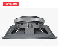 Altavoz Profesional de Medios y Bajos Sweton de 15 Pulgadas, 15 PT, 600 MB, 1200 W de Potencia Programable, XLR, Portátil, Ecológico, de Aluminio Fundido a Presión