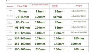 Plafonnier encastré rond E27 sablé, différentes tailles : 3, 4, 5, 6, 8 pouces - Product Image 6