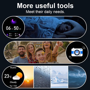 Relógio Inteligente Masculino BW0664 com Assistente de Voz AI, Tela Sensível ao Toque, Chamada <span class=keywords><strong>Bluetooth</strong></span>, <span class=keywords><strong>Monitor</strong></span> de Fitness Multiesportivo e Pressão Arterial - Product Image 5