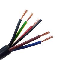 Hochwertiges 3x2,5mm 1,5mm Multi core PVC Flexibles Elektrokabel Niedriger Preis Kupfer litzen Isoliertes Sieb kabel