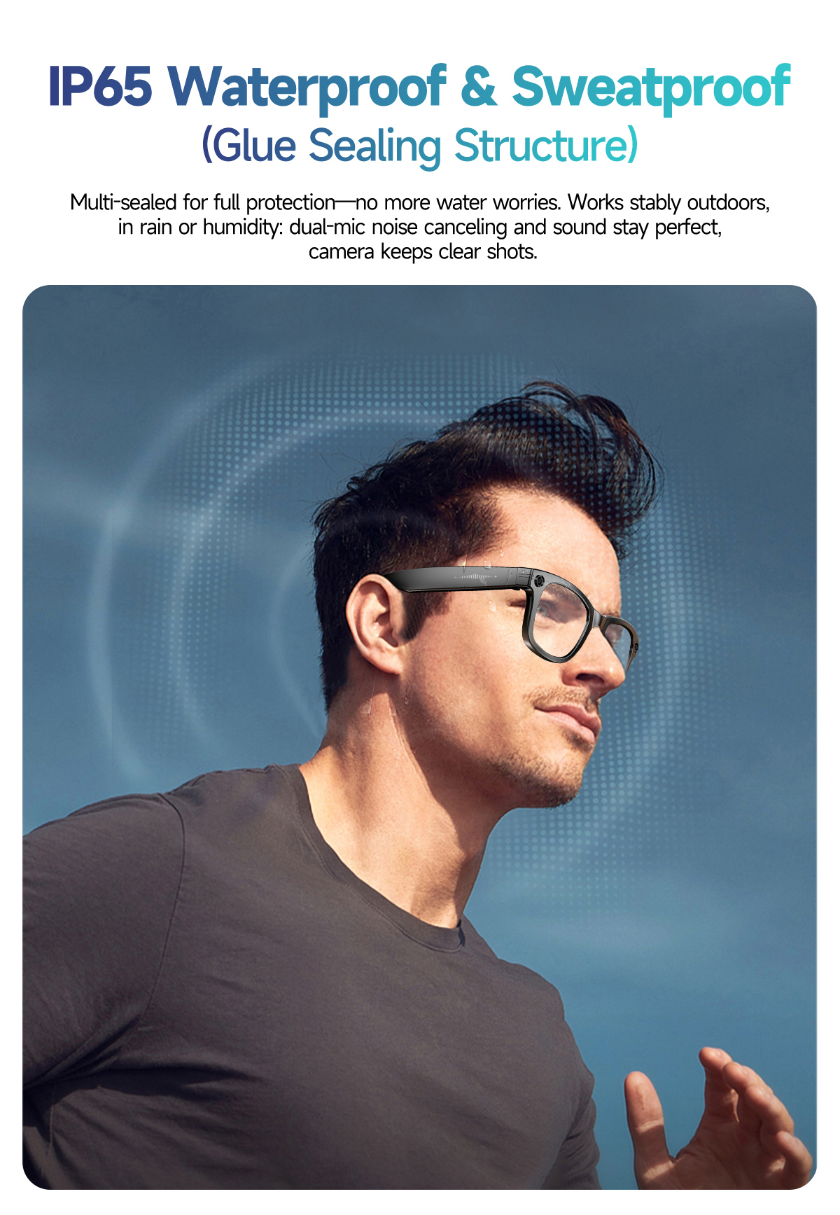 Smart AI Glasses with HD Camera Translation Music Player Phone Calls App Control Photo Video W610 · image 4