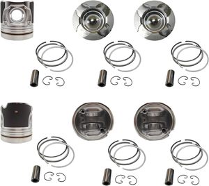 Kit de révision DL06 pour moteur d'excavatrice sur chenilles, kit de chemises de cylindre et de pistons DX140LC DL250 DX255 65.01201-0076 65.02501-0478 - Product Image 1