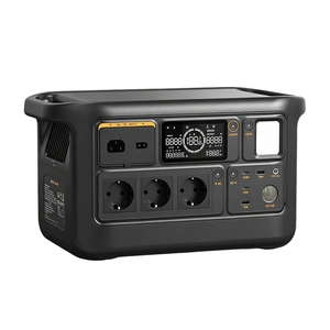 Station d'alimentation portable d'urgence, batterie LiFePO4 au phosphate de fer et de lithium, haute sécurité pour la maison, le camping en plein air - Product Image 1
