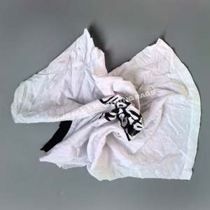 Trapos de Algodón 100% Blancos de Gran Gramaje, 20 lbs, Trapos de Limpieza Económicos, Trapos Blancos Impresos - Product Image 1