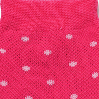 Chaussettes pour femmes à pois personnalisées OEM, chaussettes décontractées respirantes en maille tricotée avec bord côtelé, idéales pour le bureau, les fêtes ou comme cadeau