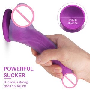 Gros Silicone Énorme Sexe Réaliste Mâle Gode Gros Cristal Gode Pour Les Femmes Naturel - Product Image 4