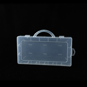 Transparent Plastic Storage <b>Box</b> 13 Compartments 2.4L Capacity Covered Organizer For Home Office Jewelry Desktop Use - Product Image 2