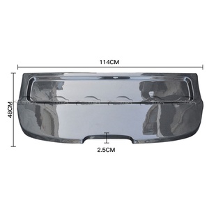 Support de coffre arrière en fibre de carbone pour Honda Civic K6 3D Hatchback 1992-1995, tuning automobile - Product Image 1