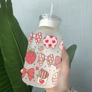 Botellas de Jugo de 16oz con Diseño Vintage de <span class=keywords><strong>Película</strong></span> 'Confession Dallas Cowboys', Envolturas para Vasos DTF, Adhesivos Dorados con Diseño Romántico y Femenino para la Vida Diaria - Product Image 3