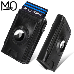 <span class=keywords><strong>Portafoglio</strong></span> MO Vintage Premium in Vera Pelle con Blocco RFID per Carte di Credito e Biglietti da Visita, <span class=keywords><strong>Chiusura</strong></span> <span class=keywords><strong>a</strong></span> Bottone, Custodia in Alluminio 20mm - Product Image 3