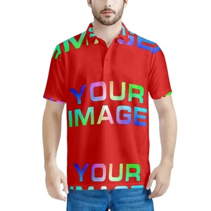 Men Polo <strong>Shirt</strong> Custom Fashion Print on Demand Summer Polyester Casual Short Sleeve Golf Simple T <strong>Shirt</strong> High Quality Wholesale - Product Image 1