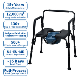 Sedia Comoda in Alluminio per Pazienti Molto <span class=keywords><strong>Obesi</strong></span>, Adatta per Case di Cura e Ospedali, Prezzo di Fabbrica ODM per Forniture all'Ingrosso - Product Image 1