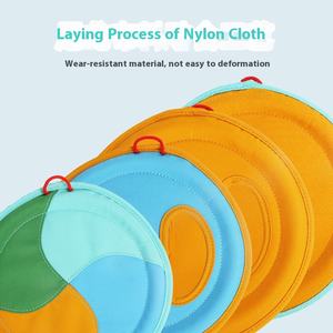 2024 yeni pet interaktif ve hareket oyuncaklar açık agresif oyun için dayanıklı naylon köpek Fetch oyuncak köpek uçan disk - Product Image 6