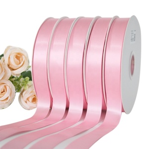 Listón <span class=keywords><strong>Satinado</strong></span> de Doble Cara de 100 Yardas y 4 cm, 196 Colores, para Graduación y Flores Eternas Hechas a Mano, Gran Venta 2025 - Product Image 2