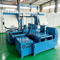 Scie à ruban rotative CNC GHSZ4260 à réglage intelligent du programme, découpe continue sans surveillance, protection contre les surcharges