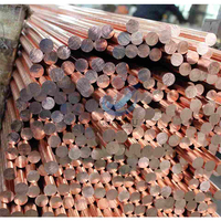 ASTM C12200 C12100 C11000 99.99% barres de cuivre carrées rondes pures tige plate en cuivre barre omnibus en cuivre de 8mm