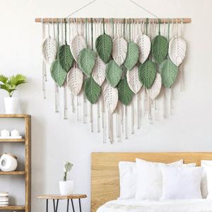 Tapiz de Pared de Macramé Boho Personalizado de Fábrica, Tapiz de Pared de Cuerda de Algodón Tejido a Mano para Decoración del Hogar - Product Image 1