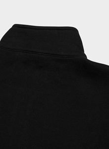 Nuova Tuta Sportiva <span class=keywords><strong>Nera</strong></span> alla Moda OEM per <span class=keywords><strong>Donna</strong></span> in Cotone, Felpe <span class=keywords><strong>con</strong></span> Cappuccio Unisex <span class=keywords><strong>con</strong></span> Mezza Zip - Product Image 6