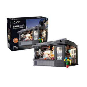 Cada C66005 Streetview LED Tienda <span class=keywords><strong>de</strong></span> Café <span class=keywords><strong>Arquitectura</strong></span> Ladrillos Casa Cafetería Tienda DIY Bloques <span class=keywords><strong>de</strong></span> Construcción Juguetes <span class=keywords><strong>de</strong></span> Construcción - Product Image 1