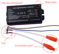 Kit de conversion d'alimentation d'urgence pour luminaires LED 3-40W avec batterie rechargeable