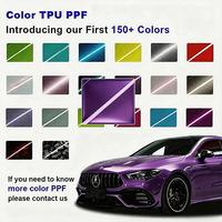 Protector de Pintura para Auto Anti-Amarilleo, Vinilo para Auto Color Morado Claro, Vinilo Personalizado para Protección de Pintura
