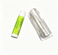 Boîte d'emballage de présentation pliable en plastique PET recyclé pour couches jetables transparentes en blister, tube crème petit format, emballage de détail individuel