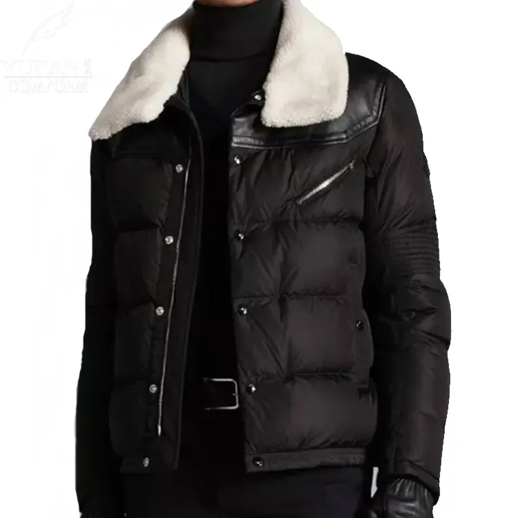 Мужская зимняя непромокаемая пуховая куртка