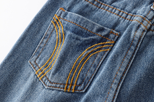 Pantalones Vaqueros Largos de Mezclilla para Niños y Niñas, Diseño Desgastado, Estilo Boutique, Alta Calidad, Ropa Casual Infantil - Product Image 5