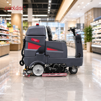 Nettoyeur de sols électrique à faible entretien, équipement de lavage de sols, équipement de nettoyage commercial pour grandes surfaces