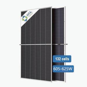 Panel Solar Bifacial de Doble Vidrio Tipo N PERC de 610W-635W para Sistemas Solares - Product Image 1