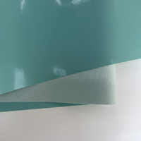 Rouleau de bâche tissée Heli verte et multicolore, imperméable, anti-UV, anti-moisissure, enduite de PVC, 430g/m, fil 1000D, pour usage extérieur, emballage