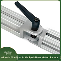 Charnière robuste en profilé aluminium à rainure en T pour cadre modulaire 2020 2040 4040 et porte de machine CNC