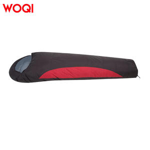 Sac de couchage Woqi Mummy 3 saisons, nylon respirant, noir, adulte, camping en plein air, compression et rangement inclus - Product Image 3