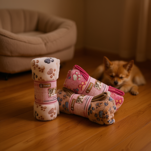 Couverture et plaid imprimés en flanelle pour animaux de compagnie - Product Image 2