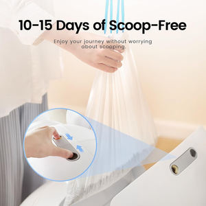 <span class=keywords><strong>Robot</strong></span> à litière intelligent autonettoyant 65L avec contrôle WiFi via l'application Tuya, grande capacité, sacs à litière inclus, design tendance - Product Image 6