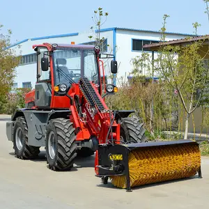 2500kg cargadora de ruedas telescópico TL2500 del tractor de granja agrícola mini cargadora de ruedas