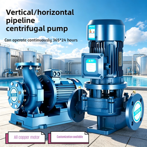 Pompe centrifuge verticale haute température pour la circulation d'eau chaude dans les tours de refroidissement et les chaudières industrielles - Product Image 2