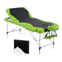 Meilleures tables et lits de massage en aluminium Camillas De Masajes pliantes réglables Table de lit de massage pour spa facial de salon de beauté portable