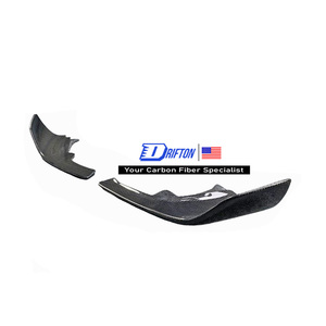 Séparateurs latéraux de pare-chocs avant en fibre de carbone de style MP pour BMW M2 M2C F87 2016-2019 - Product Image 1