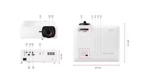 <span class=keywords><strong>Viewsonic</strong></span> เครื่องฉายเลเซอร์6000Lm LS901HD แบบ <span class=keywords><strong>Full</strong></span> <span class=keywords><strong>HD</strong></span> 1080P ควบคุมเครือข่าย HDR10สำหรับห้องประชุมคณะกรรมการห้องเรียนติดตั้งอย่างมืออาชีพ - Product Image 5