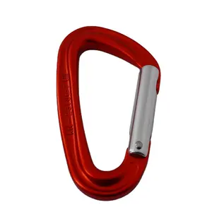 Factory outlet HLTH5102L Long 100.2mm improve customized 24KN aluminum carabiner