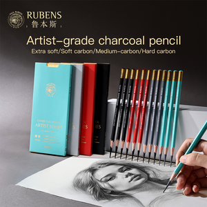 Lápices <span class=keywords><strong>de</strong></span> Carbón Rubens <span class=keywords><strong>de</strong></span> Grado Artístico, Extra Suaves, Suaves, Medianos y Duros, Juego <span class=keywords><strong>de</strong></span> 10 Piezas, Herramientas para Dibujar y Bocetar - Product Image 2