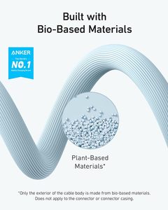 ANKER 541 <span class=keywords><strong>USB</strong></span> C cáp với Apple chứng nhận với sinh học dựa trên 3ft và 6ft Sạc Dây <span class=keywords><strong>USB</strong></span> 2.0 cho Iphone loạt - Product Image 2