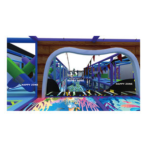 Toboganes Gigantes de Diversión, Equipo de Juegos Interior, Serie Océano, Estructura de Juego Infantil de Plástico con Certificación ASTM, Laberinto Multinivel - Product Image 2