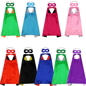 Capa de color liso de gran venta transfronteriza <span class=keywords><strong>para</strong></span> niños, capa mejorada, disfraz de cosplay de doble capa <span class=keywords><strong>para</strong></span> actuaciones - Product Image 4